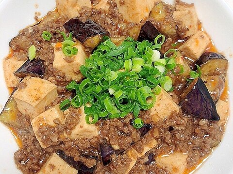 簡単　マーボーナス豆腐